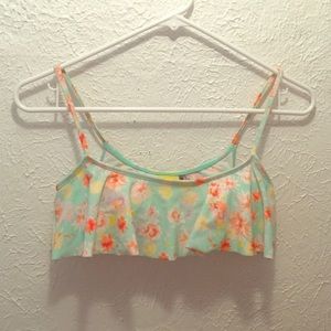 NWOT Pacsun Flowy Bikini Top